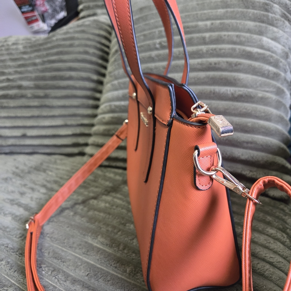 Montana West Burnt Rustic Orange Women's Bag Purse - Picture 3 of 5
